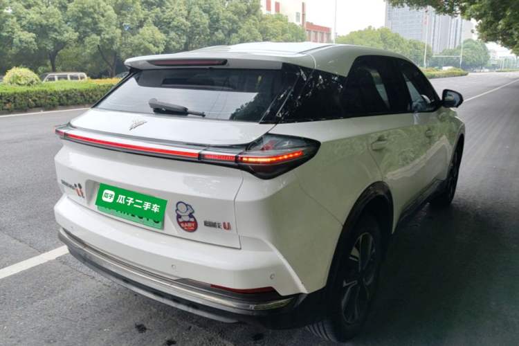 Used NETA U 2022 Zhi 400 Lithium-Nickel-Manganese-Cobalt Energy System Rear Right 45 Deg