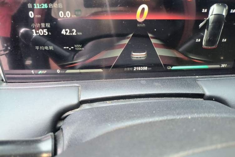 Used NETA U 2023 NETA U-Ⅱ Challenge Edition 500 U Show – Lithium Iron Phosphate Odometer Close Up