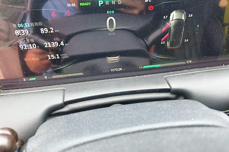Used NETA U 2023 NETA U-Ⅱ Challenge Edition 400 Lite Lithium Iron Phosphate Odometer Close Up