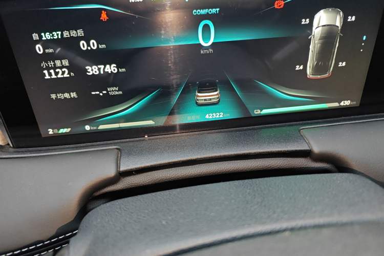 Used NETA U 2023 NETA U-Ⅱ Challenge Edition 500 U Show – Lithium Iron Phosphate Odometer Close Up