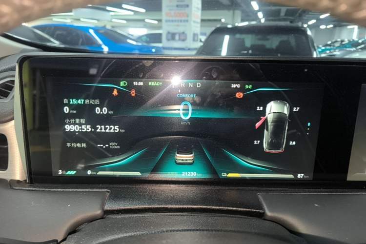 Used NETA U 2023 NETA U-Ⅱ Challenge Edition 400 U Show – Lithium Iron Phosphate Instrument Cluster