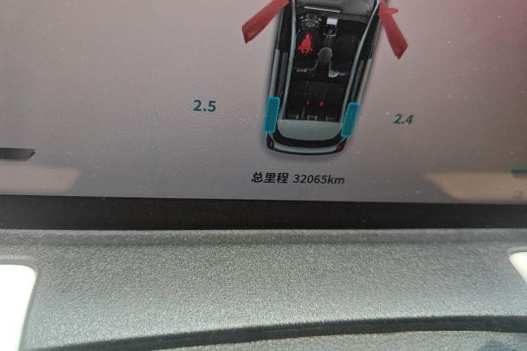 Used NETA U 2023 Neta U-Ⅱ Challenge Edition 400 NMC Battery Odometer Close Up
