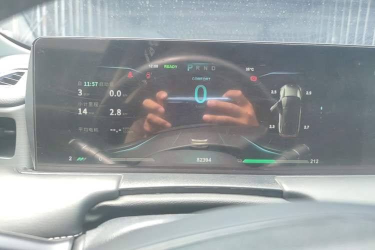 Used NETA U 2023 NETA U-Ⅱ Challenge Edition 400 U Show – Lithium Iron Phosphate Instrument Cluster