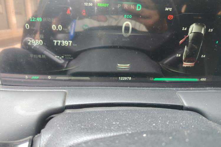 Used NETA U 2023 Neta U-Ⅱ 500 U Show Edition – Lithium Iron Phosphate Odometer Close Up