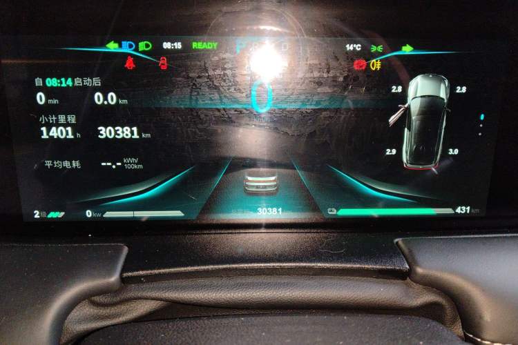 Used NETA U 2023 NETA U-Ⅱ Challenge Edition 500 U Show – Lithium Iron Phosphate Instrument Cluster