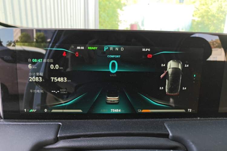 Used NETA U 2023 NETA U-Ⅱ Challenge Edition 400 U Show - Lithium-Ion Battery Instrument Cluster