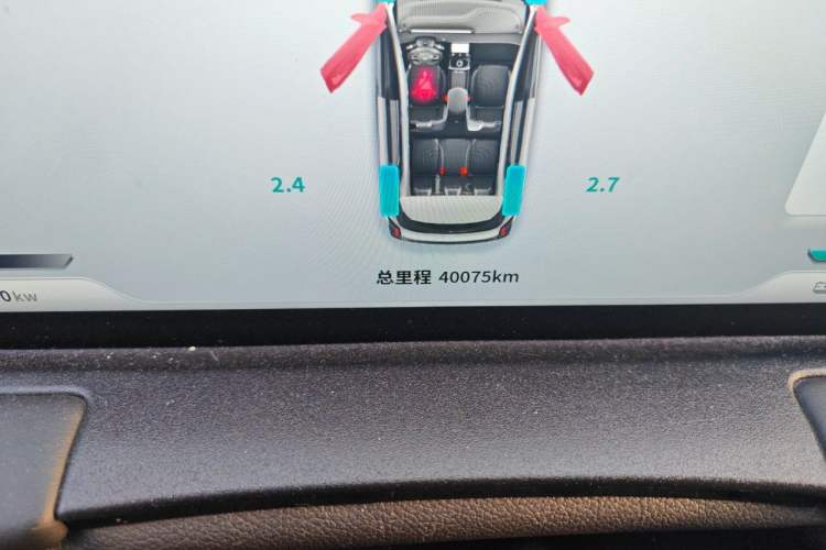 Used NETA U 2023 NETA U-Ⅱ Challenge Edition 400 Lite Lithium Iron Phosphate Odometer Close Up
