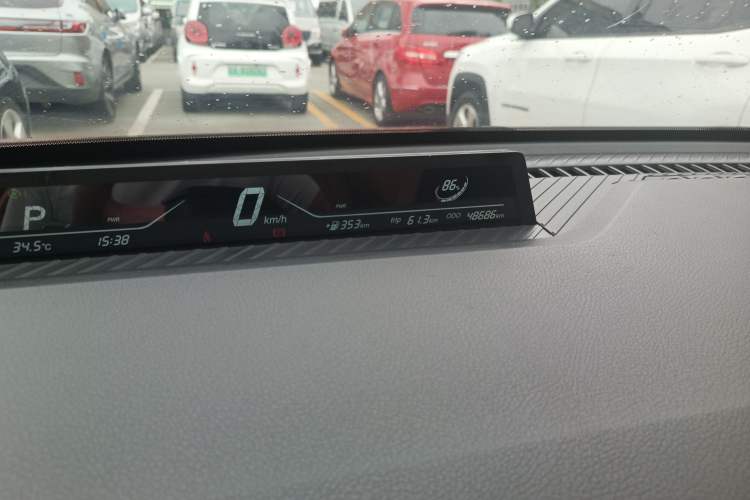 Used NETA V 2021 Witch Edition Odometer Close Up