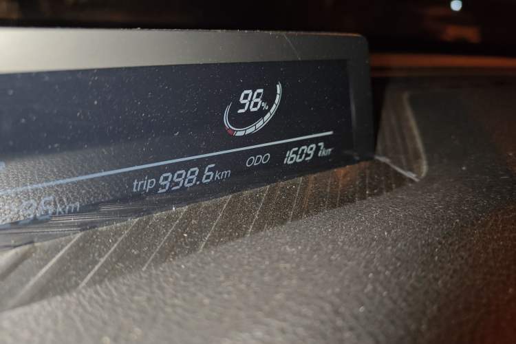 Used NETA V 2021 Standard Range Entertainment Version – Upgraded Model Odometer Close Up