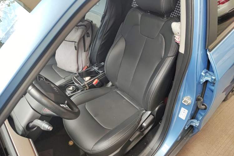 Used NETA V 2021 Long-Range Entertainment Edition Upgrade Model Left Front Seat