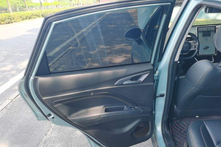 Used NETA V 2021 Long-Range Entertainment Edition Upgrade Model Left Rear Door Interior