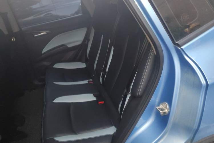 Used NETA V 2021 Long-Range Entertainment Edition Upgrade Model Left Rear Seat