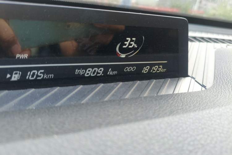 Used NETA V 2021 Standard Range Entertainment Version – Upgraded Model Odometer Close Up