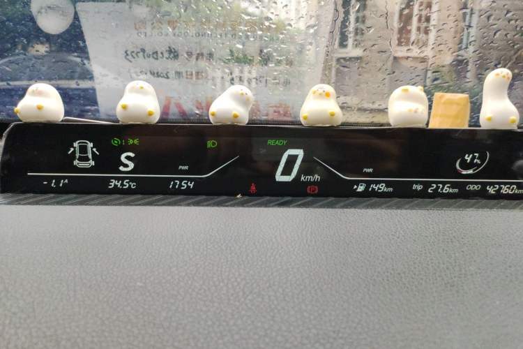 Used NETA V 2021 Standard Range Entertainment Version – Upgraded Model Instrument Cluster