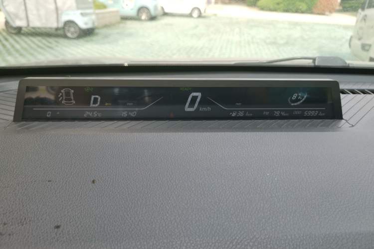 Used NETA V 2021 Long-Range Entertainment Edition Upgrade Model Instrument Cluster