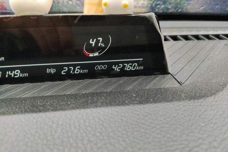 Used NETA V 2021 Standard Range Entertainment Version – Upgraded Model Odometer Close Up
