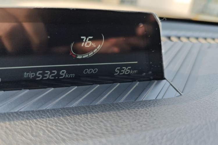 Used NETA V 2021 Standard Range Entertainment Version – Upgraded Model Odometer Close Up