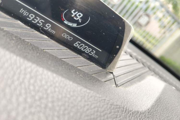 Used NETA V 2021 Standard Range Entertainment Version – Upgraded Model Odometer Close Up