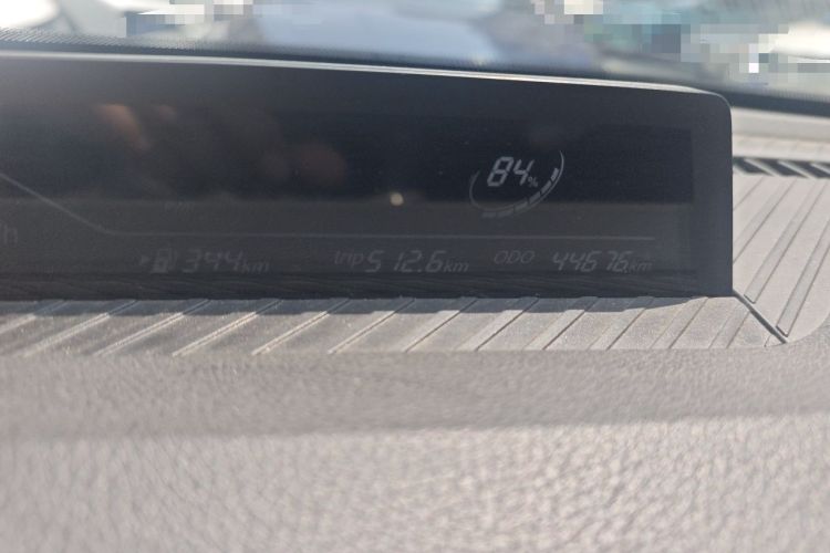 Used NETA V 2021 Long-Range Entertainment Edition Upgrade Model Odometer Close Up