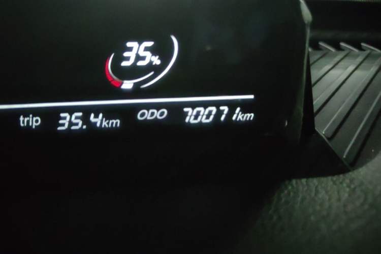 Used NETA V 2021 Witch Edition Odometer Close Up