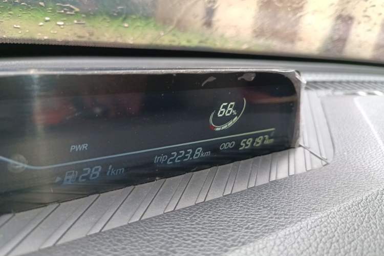 Used NETA V 2021 Witch Edition Odometer Close Up