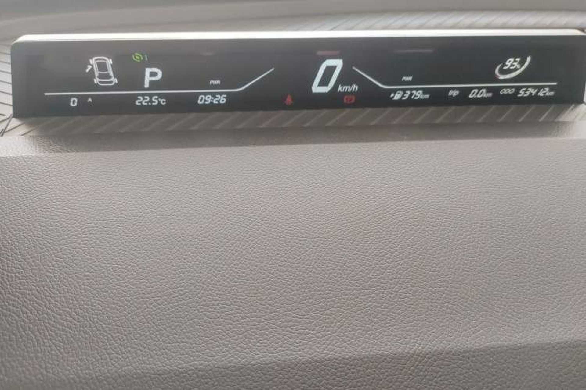 Used NETA V 2021 Witch Edition Odometer Close Up
