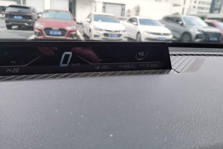 Used NETA V 2021 Witch Edition Odometer Close Up
