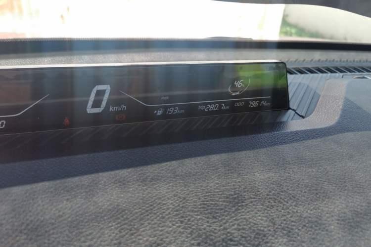 Used NETA V 2021 Witch Edition Odometer Close Up