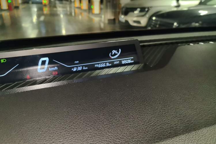 Used NETA V 2021 Witch Edition Odometer Close Up