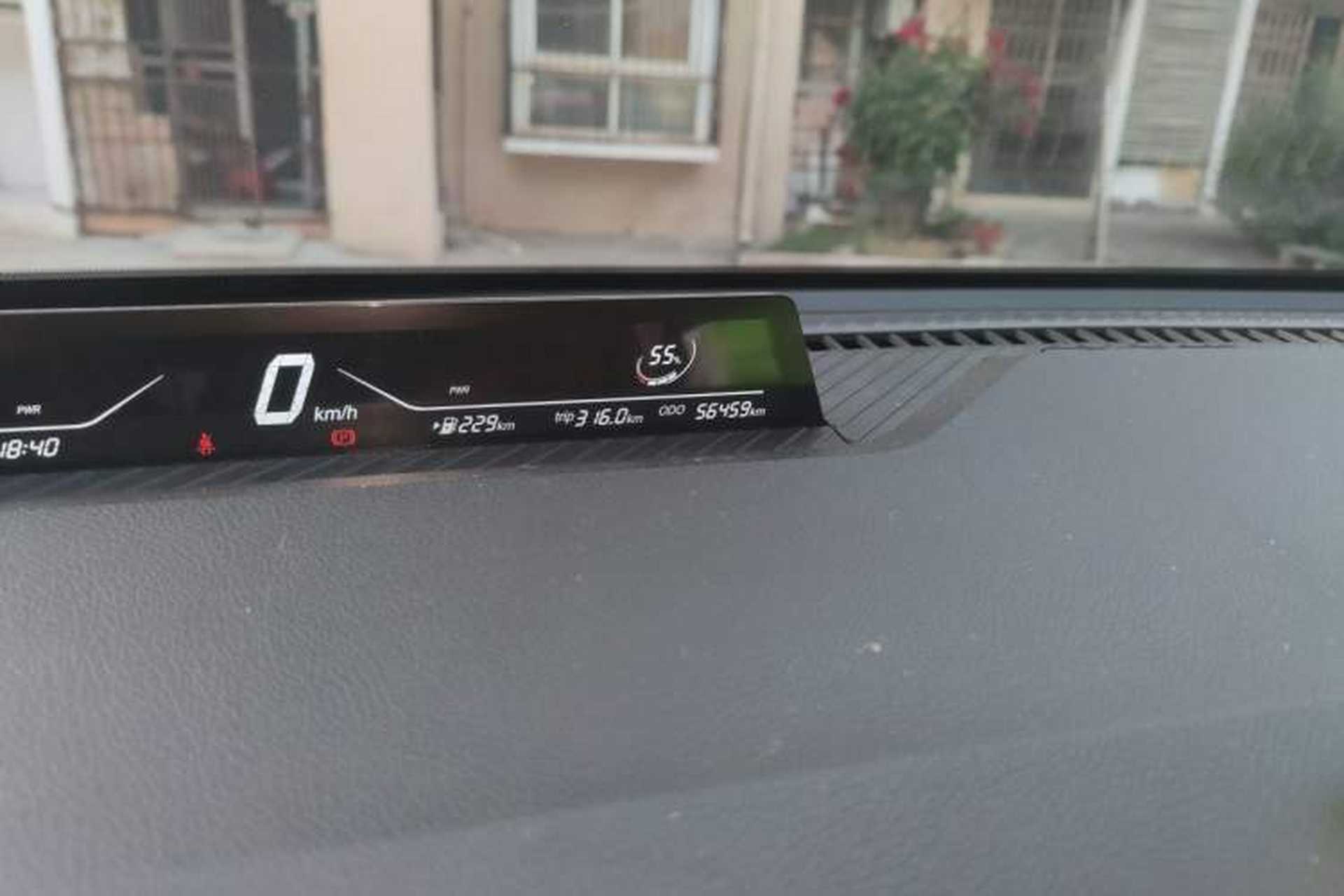 Used NETA V 2021 Co-sport Magic Edition Odometer Close Up