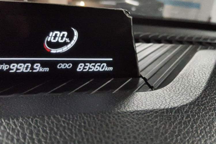 Used NETA V 2021 Standard Range Entertainment Version – Upgraded Model Odometer Close Up