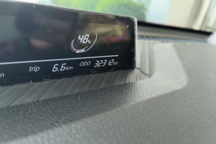 Used NETA V 2021 Witch Edition Odometer Close Up