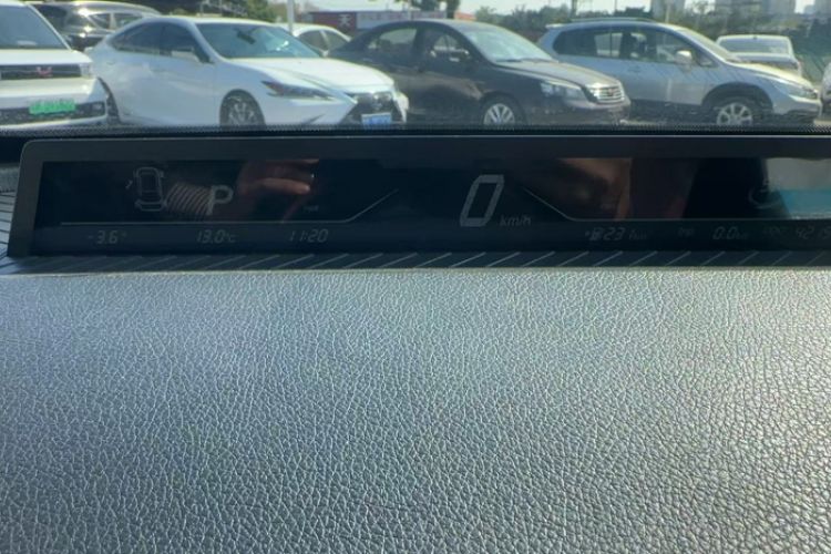 Used NETA V 2021 Witch Edition Odometer Close Up