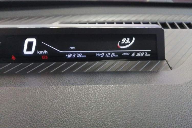 Used NETA V 2021 Witch Edition Odometer Close Up