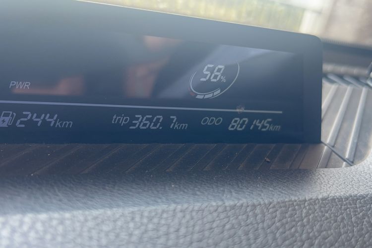 Used NETA V 2021 Witch Edition Odometer Close Up