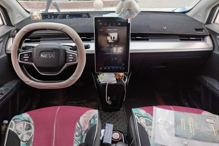 Used NETA V 2021 Long-Range Entertainment Edition Upgrade Model Interior 1
