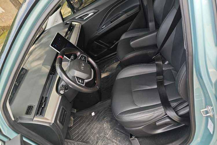 Used NETA V 2021 Long-Range Entertainment Edition Upgrade Model Left Front Seat