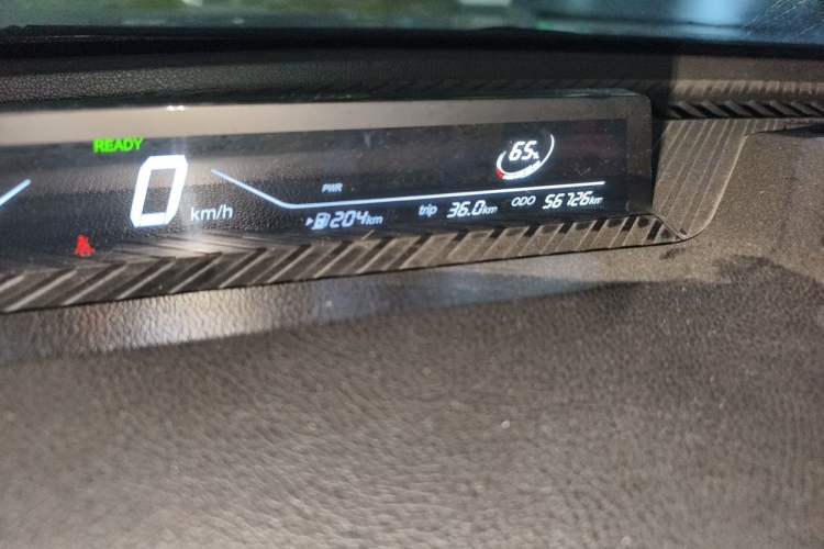 Used NETA V 2021 Standard Range Entertainment Version – Upgraded Model Odometer Close Up