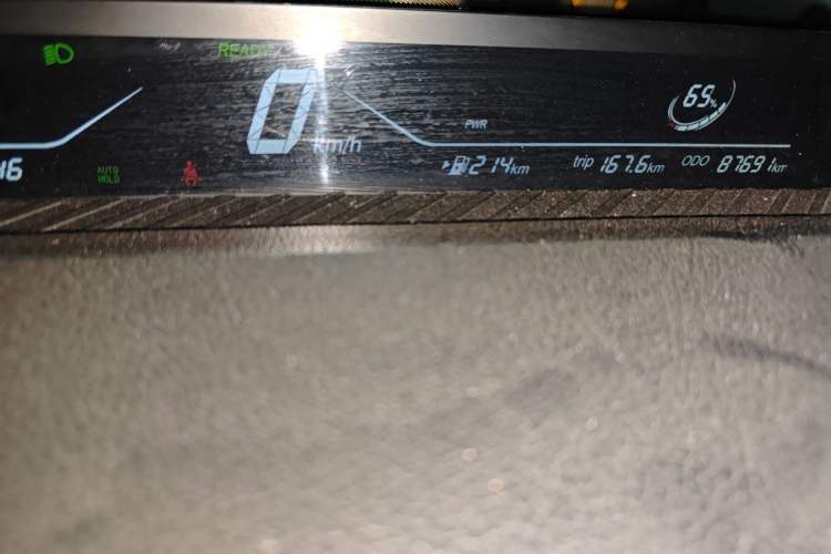 Used NETA V 2021 Standard Range Entertainment Version – Upgraded Model Odometer Close Up