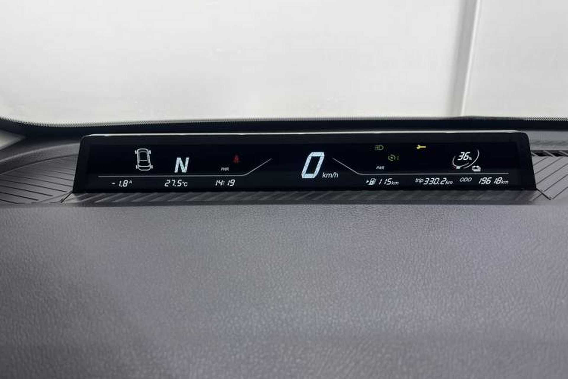 Used NETA V 2021 Standard Range Entertainment Edition Odometer Close Up