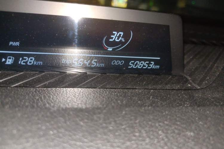 Used NETA V 2021 Long-Range Entertainment Edition Upgrade Model Odometer Close Up