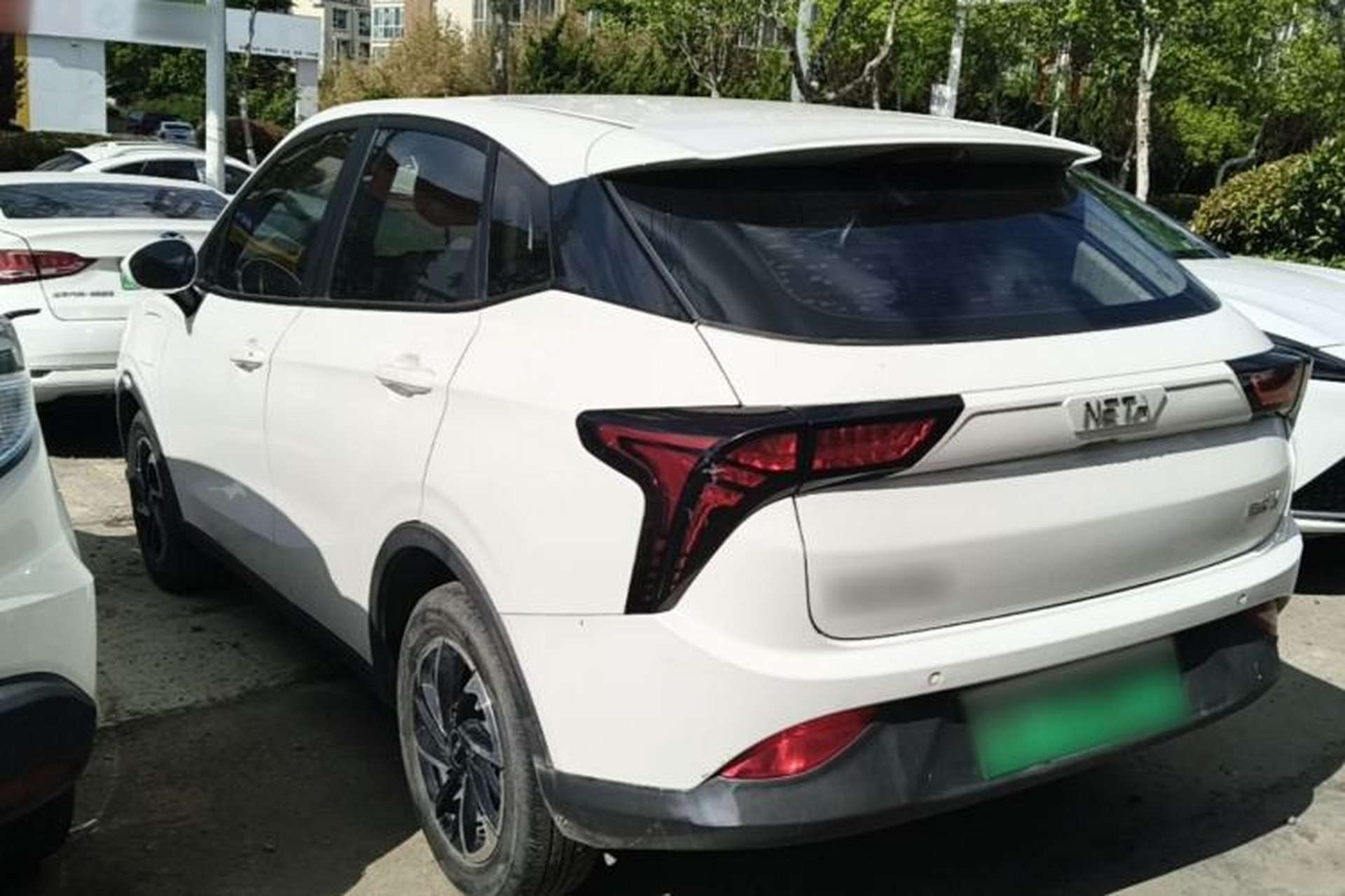 Used NETA V 2021 Long-Range Entertainment Edition Rear Left 45 Deg
