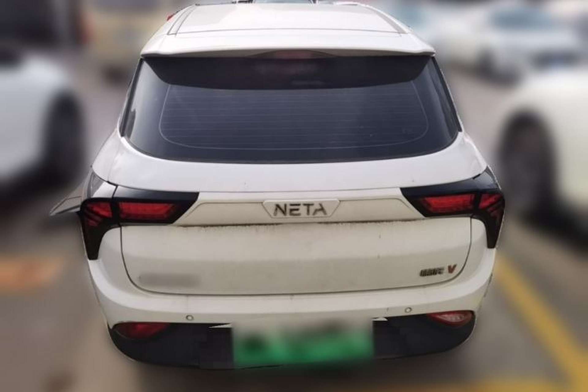 Used NETA V 2021 Long-Range Entertainment Edition Upgrade Model Rear