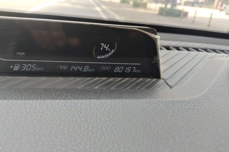 Used NETA V 2022 Chao 400 Lite Odometer Close Up