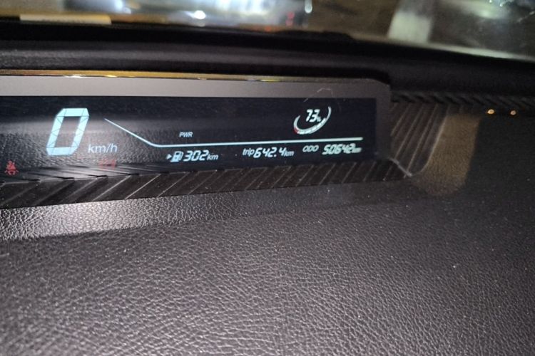 Used NETA V 2022 Chao 400 Lite Odometer Close Up
