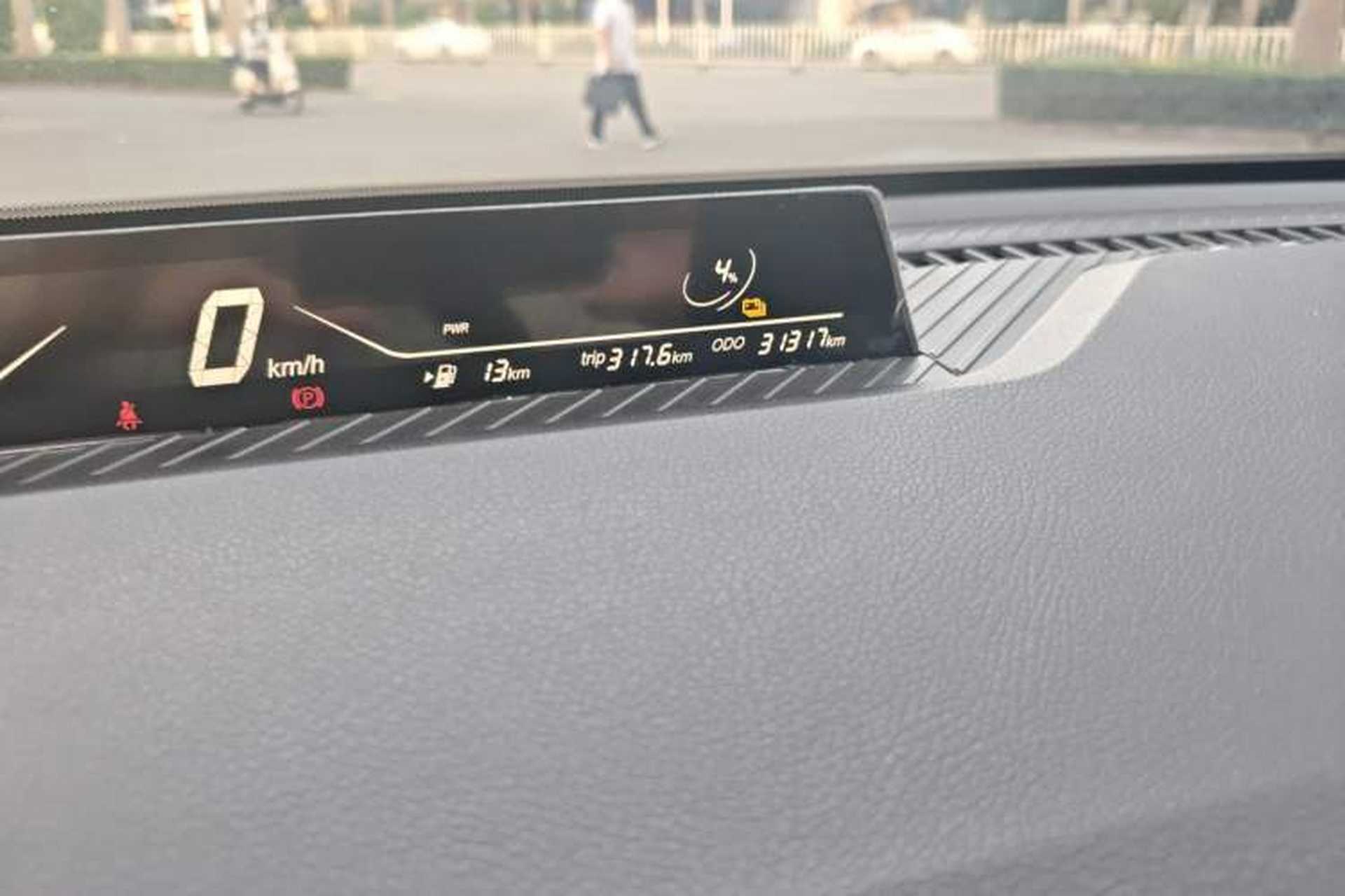 Used NETA V 2022 Chao 400 Lite Odometer Close Up