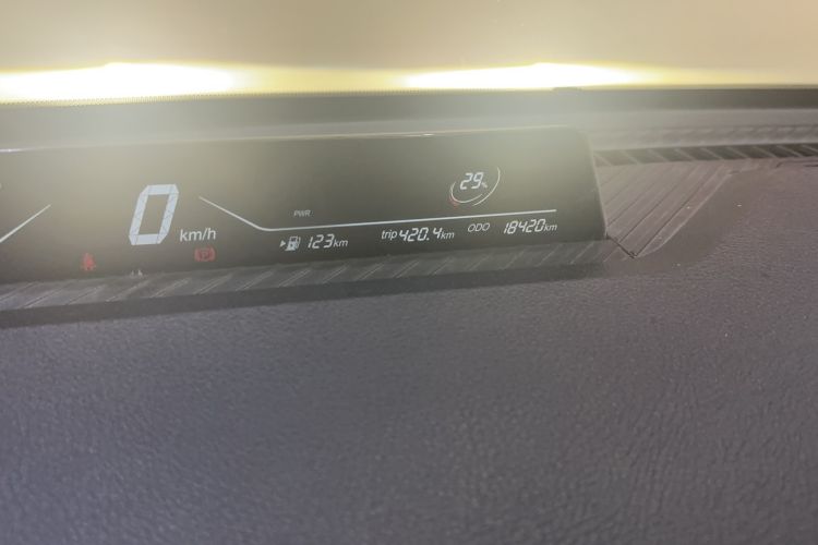 Used NETA V 2022 Chao 400 Lite Odometer Close Up