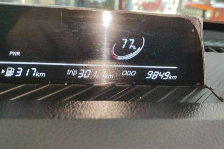 Used NETA V 2022 Chao 400 Lite Odometer Close Up