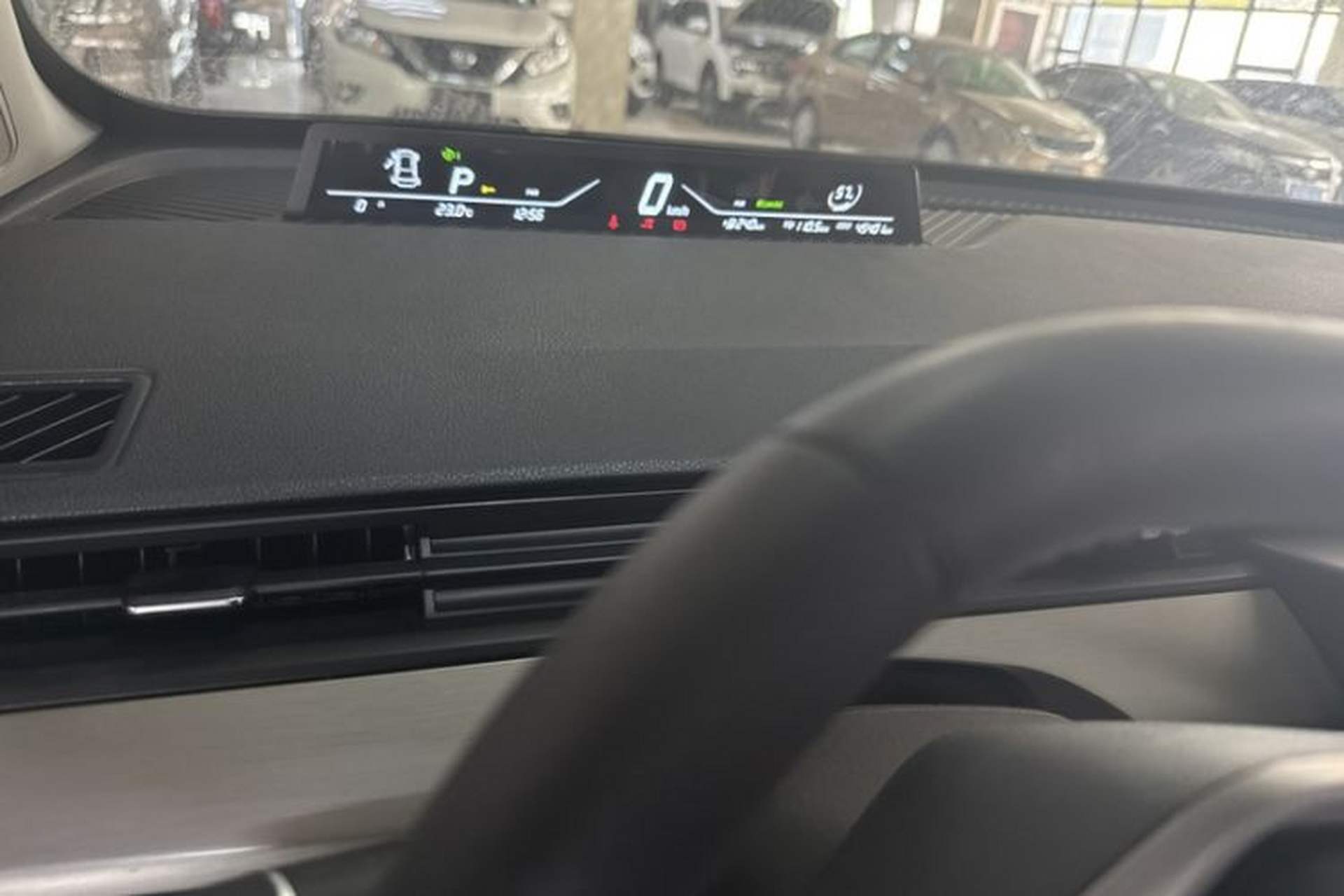Used NETA V 2022 Long-Range Industry Custom Edition Odometer Close Up