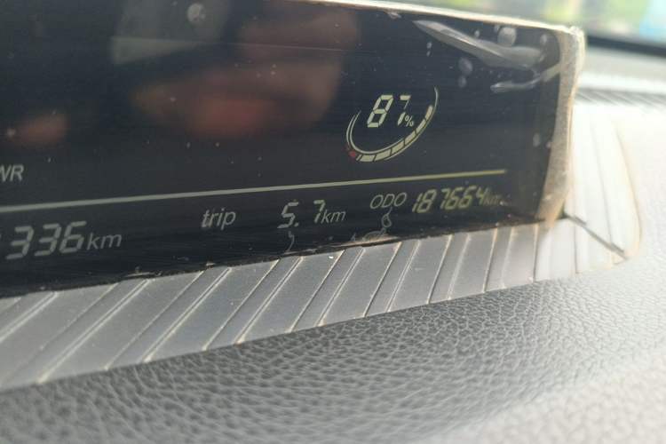 Used NETA V 2022 Chao 400 Lite Odometer Close Up